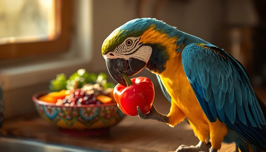 The Ideal Captive Macaw Feeding Plan