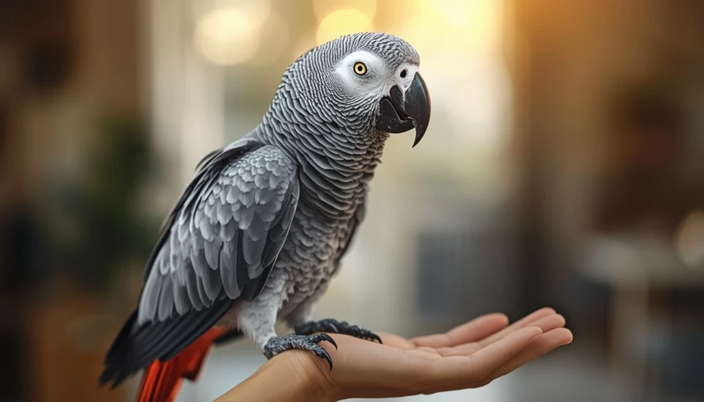 African Grey Parrots Talking Training